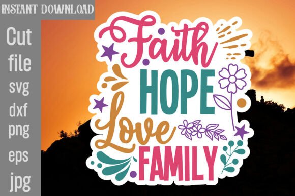 Faith Hope Love Family SVG Cut File: A Designer’s Review