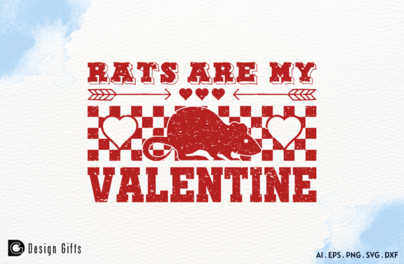 Review: Rats Are My Valentine SVG PNG Design