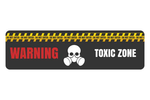 Review: Toxic Zone Warning Label for Embroidery