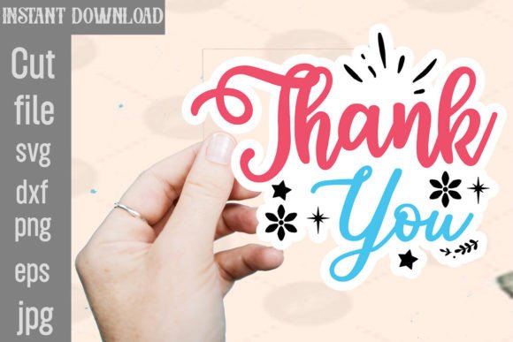 Reviewing Thank You SVG Stickers for Embroidery