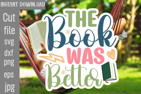 Reviewing The Book Was Better SVG Cut File for Embroidery