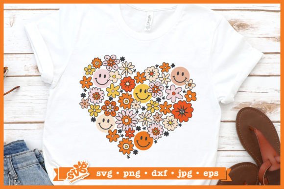 Reviewing the Floral Heart SVG Boho Retro Design